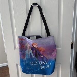 Like new Disney Elsa Frozen Purple and Blue Tote Bag